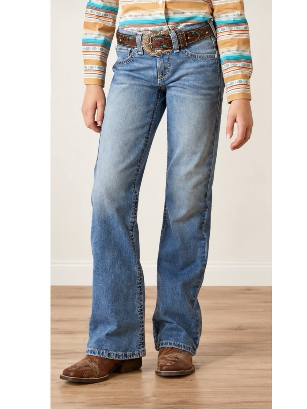 🌟NWT🌟 Ariat Lydia Tennessee Wash Bootcut Girl's Jeans - Multiple Sizes Available